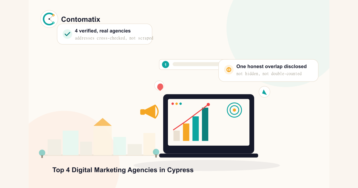 Top 4 Verified Digital Marketing Agencies in Cypress, TX