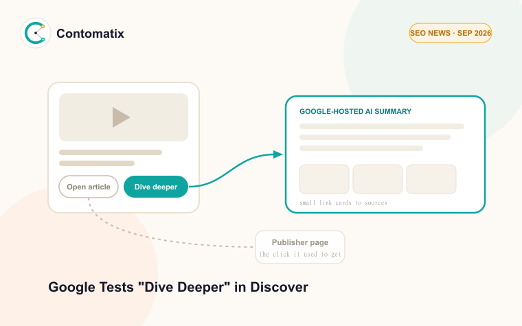 Google Tests 'Dive Deeper' AI Summaries Inside Discover