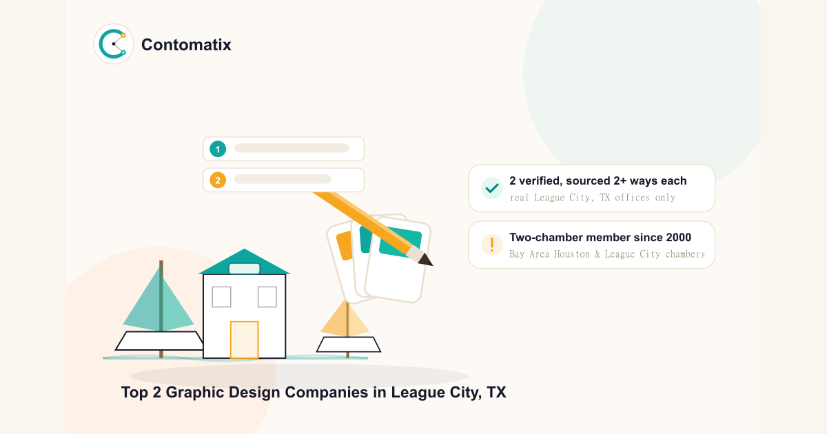 Top 2 Graphic Design Companies in League City, TX (Ranked)