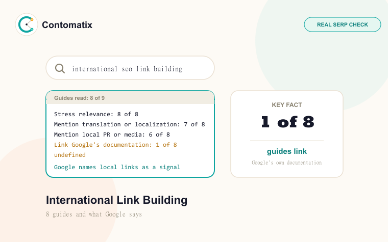 International Link Building: 8 Guides and What Google Says