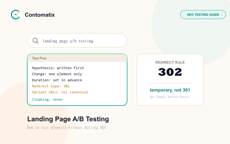 Landing Page A/B Testing: Proven SEO-Safe Guide for 2026