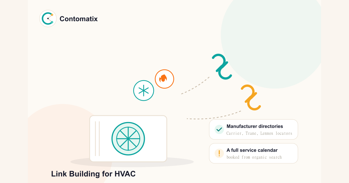 Link Building for HVAC: 9 Tactics That Fill the Schedule