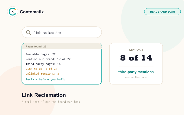 Link Reclamation: 8 of Our 14 Brand Mentions Had No Link