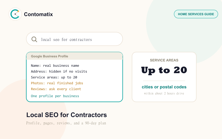 Local SEO for Contractors: The Proven Playbook for 2026