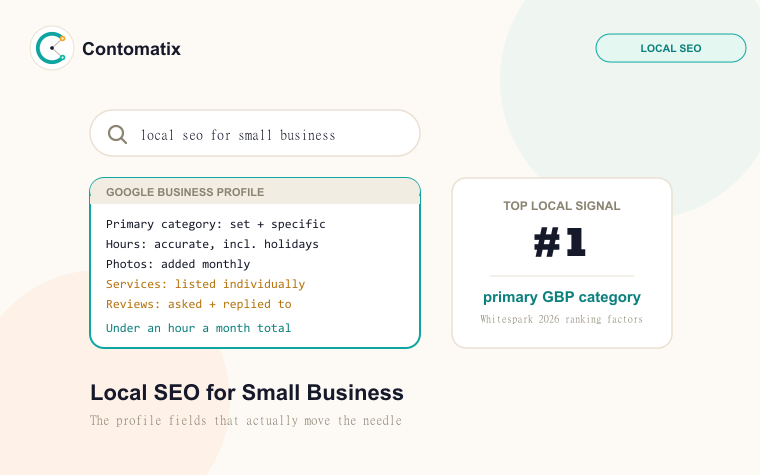 Local SEO for Small Business: The Complete 2026 Playbook