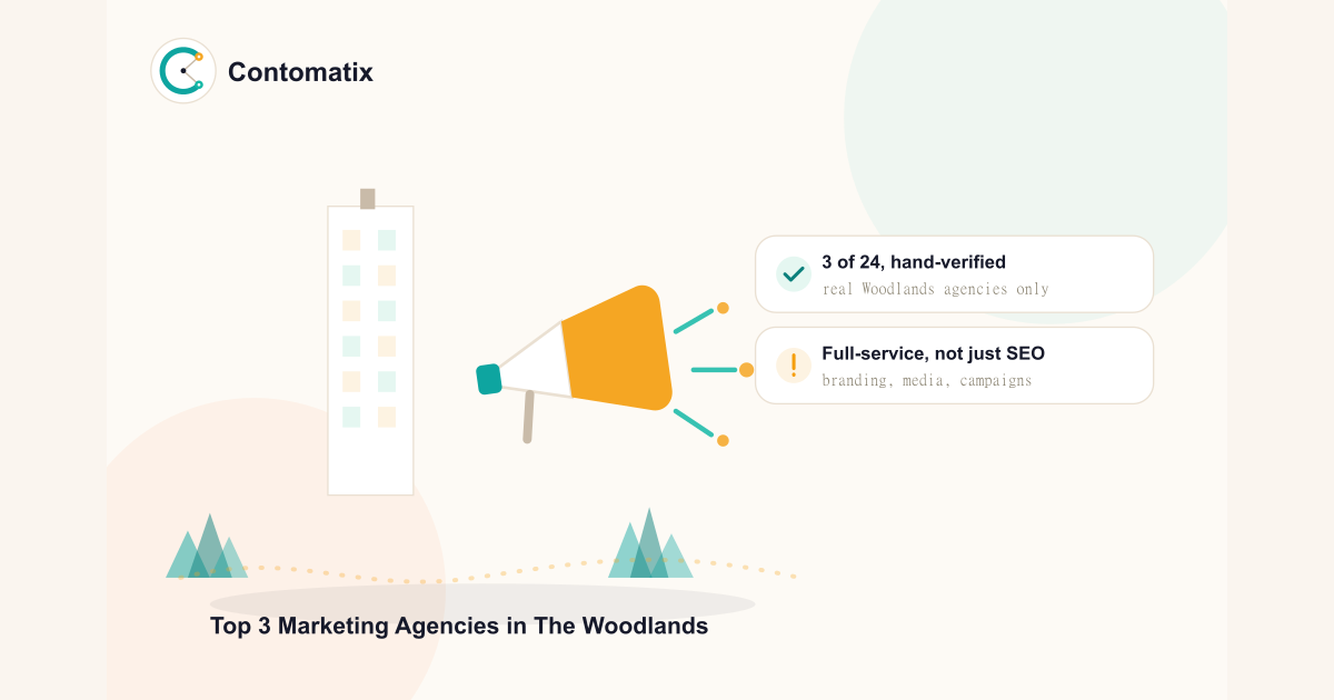 Top 3 Verified Marketing Agencies in The Woodlands, TX: 2026
