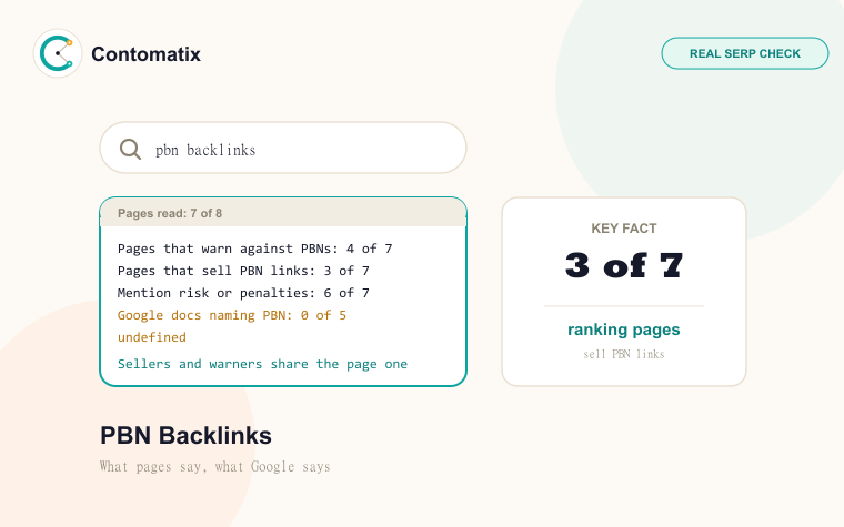 PBN Backlinks: What Top Pages Say and What Google Says