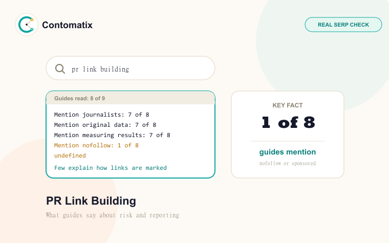 PR Link Building: What 8 Guides Say About Risk and Reporting