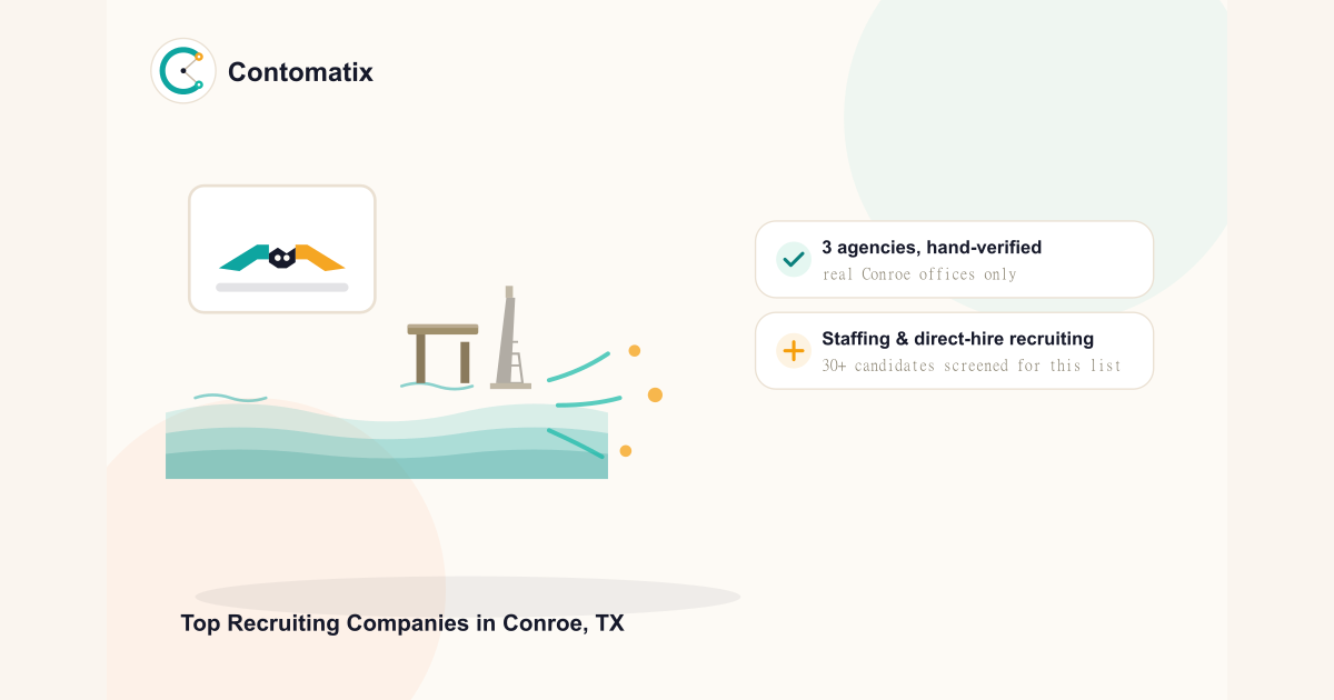 Top 3 Recruiting Companies in Conroe, TX — Verified 2026