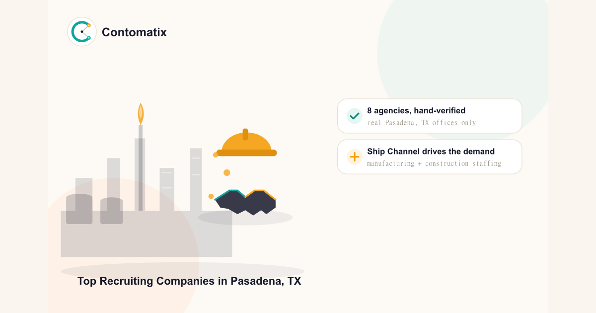 Top 8 Verified Recruiting Companies in Pasadena, TX (2026)