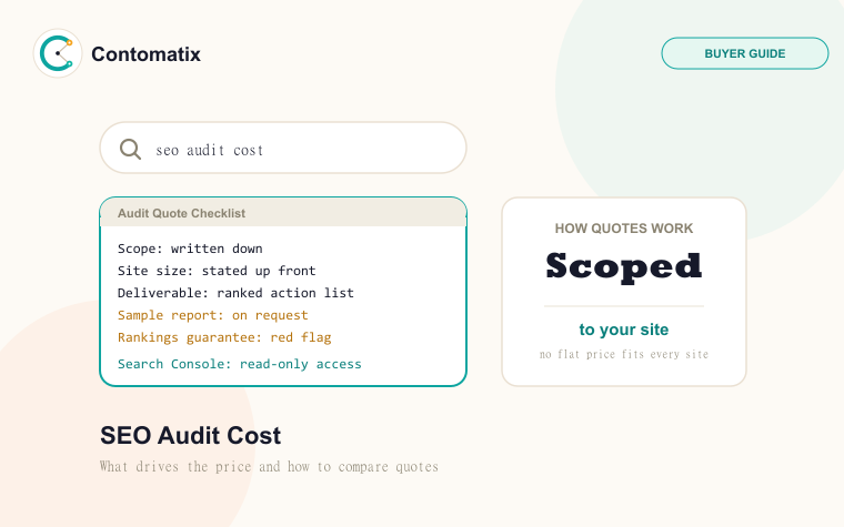 SEO Audit Cost: A Complete Guide to Fair Quotes in 2026