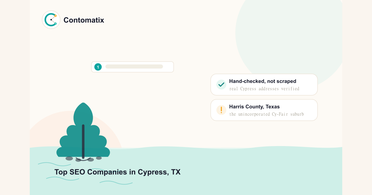 Top SEO Companies in Cypress, TX: One Verified Pick 2026