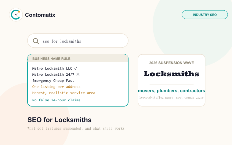 SEO for Locksmiths: The Complete 2026 Compliance Guide