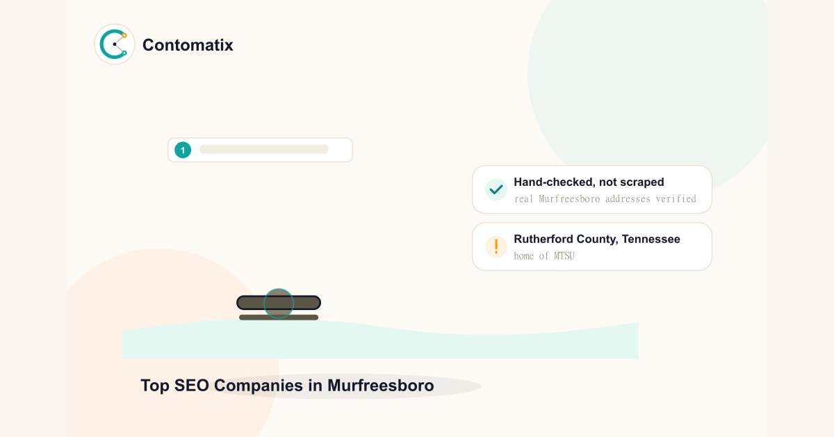 Top 5 Verified SEO Companies in Murfreesboro, TN (2026)