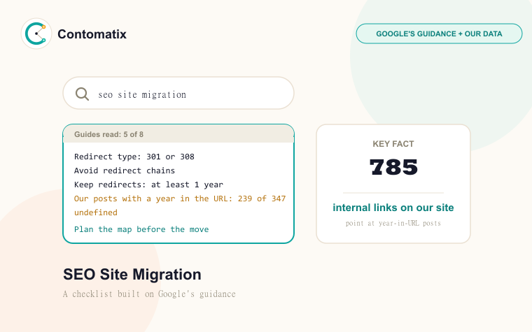 SEO Site Migration Checklist: Built on Google's Own Guidance