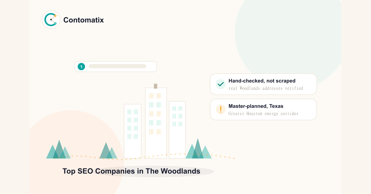 Top 4 SEO Companies in The Woodlands, TX — Verified 2026