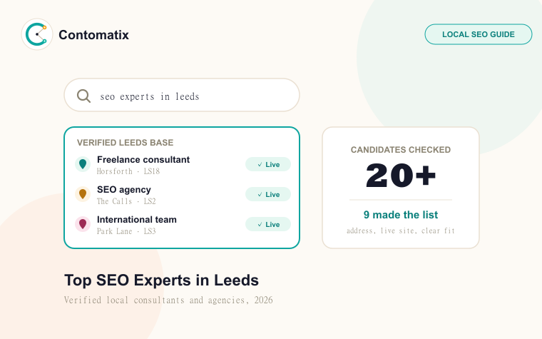 Top 9 SEO Experts in Leeds: Verified Local Picks for 2026