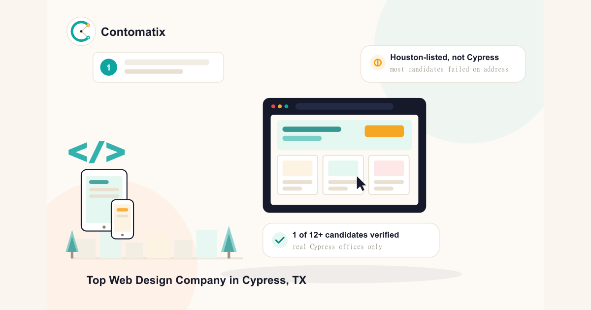 One Verified Web Design Company in Cypress, TX for 2026