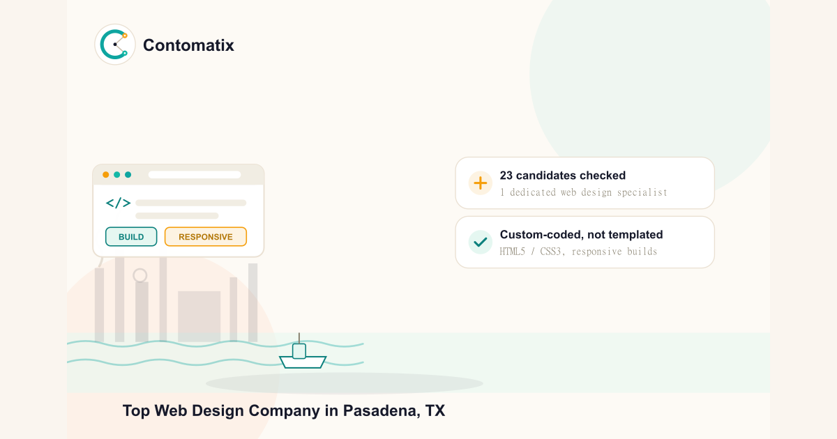 Top Web Design Company in Pasadena, TX — Verified 2026 Pick