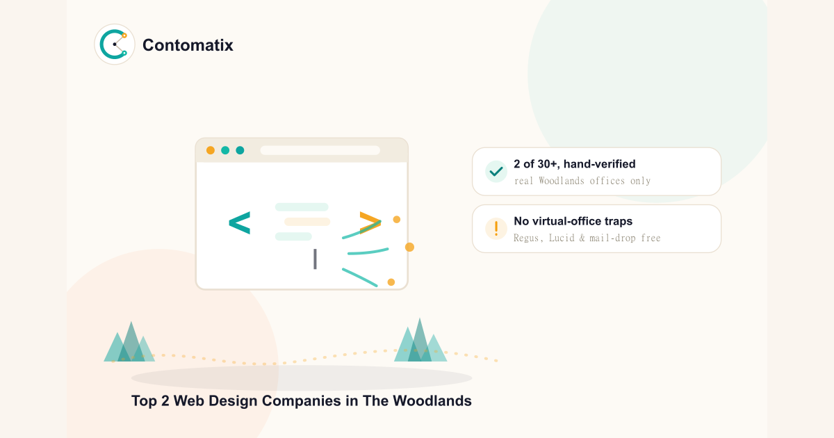 Top 2 Verified Web Design Companies in The Woodlands, TX