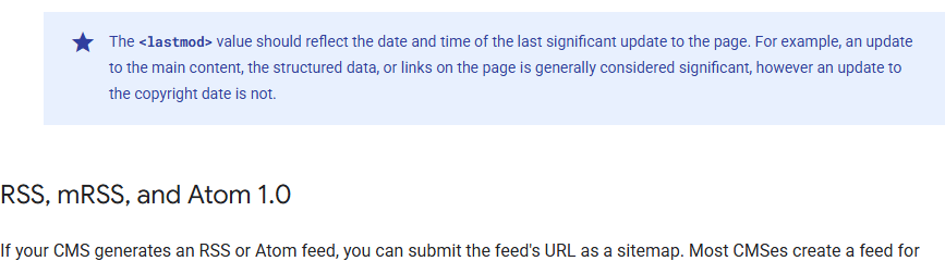 Google Search Central build and submit a sitemap page: Google ignores priority and changefreq values, and uses the lastmod value if it is consistently and verifiably accurate