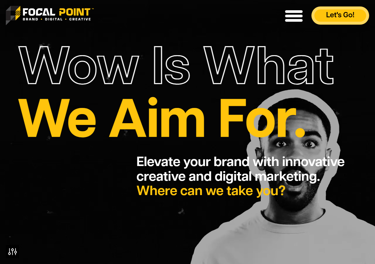 Focal Point Marketing homepage screenshot, an SEO and digital advertising agency based in Kennewick, Washington