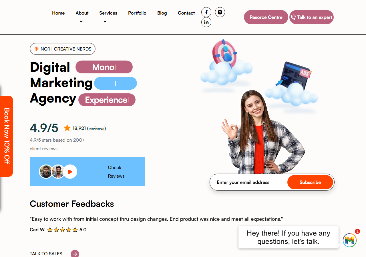 Marediasoft homepage screenshot, an SEO, PPC and web design agency for small businesses based in Sugar Land, Texas