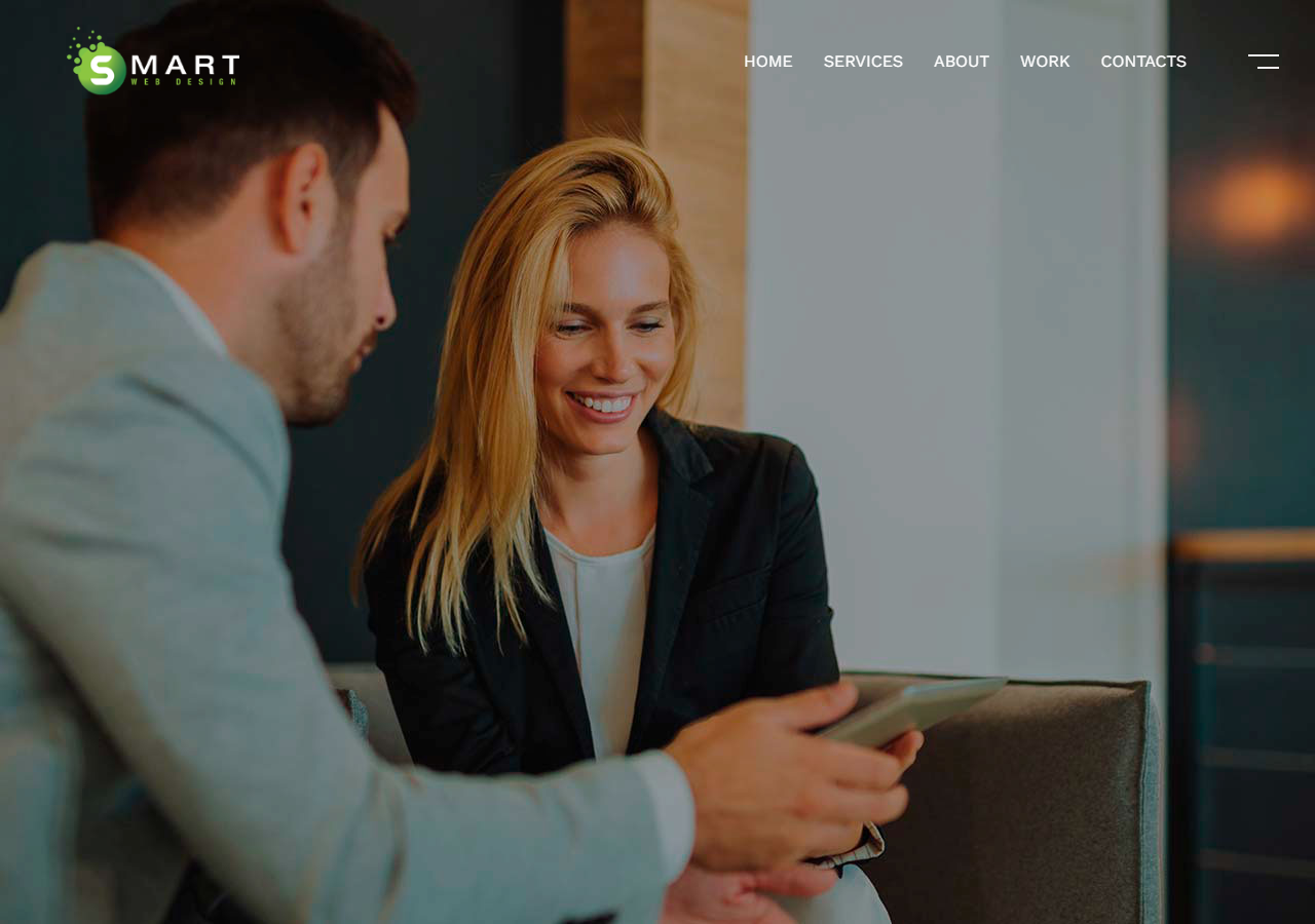 Smart Web Design homepage screenshot, a Rainham, Gillingham web design studio advertising affordable local SEO packages